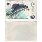 Польша 1979.04.26 (Mi)PL2618 марка из сер.100-летие спортивного рыболовства 1,00zl Серый дрозд (Thymallus thymallus) (г) (a1-16 ТОРГ/ВАША ЦЕНА