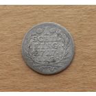 Гамбург, 1 шиллинг 1727 г., серебро
