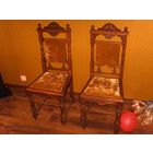 Старинные дубовые стулья пара 1