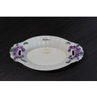 Винтажное, фарфоровое блюдо "Rosa Ljung", клеймо, Швеция.