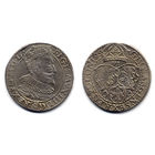 6 грошей (шостак) 1596, Сигизмунд III Ваза, Мальборк. Остатки штемпельного блеска, легкая патина, красивое коллекционное состояние