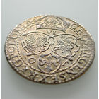 6 грошей (шостак) 1596, Сигизмунд III Ваза, Мальборк. Остатки штемпельного блеска, легкая патина, красивое коллекционное состояние