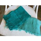 Шарф шарфики Шерсть 60-е гг СССР в бирюзовых тонах Цена указана за оба