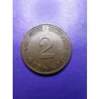 Германия ФРГ 2 пфеннига 1978 D