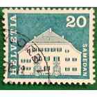 Швейцария  1968. Исторический особняк в Самедане, кантон Граубюнден