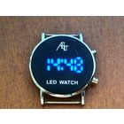 LED watch, светодиодные часы (синяя индикация), ATomax. Торг есть.