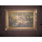 Картина репродукция на холсте в раме,времён СССР.С рубля.