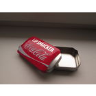 Коробка жестяная ,с эмалевым покрытием .Coca-Cola.1980-х