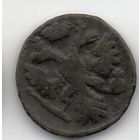 РОССИЙСКАЯ ИМПЕРИЯ. 1 ДЕНГА 1741. ИОАНН АНТОНОВИЧ. ПЕРЕЧЕКАН