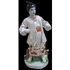 Актикварная фарфоровая фигура - Одарка Киевский ЭКХЗ - Украина. С утратами