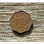 Werty71 Цейлон Шри-Ланка 10 центов 1951 Георг 6