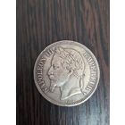 5 франков 1868 Франция. Крупное серебро