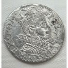 3 гроша 1601 год.(1601-1615 гг) .Польша.СИГИЗМУНД III.Трояк. Серебро.