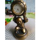 Часы скульптурные"Дайкоку" . Состояние на скане. Работоспособность неизвестна.