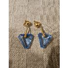 Серьги с клеймом. Очень крупные.