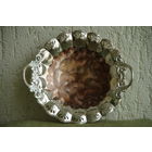 Ваза   (  20,5 см х  23,5 см , высота 5 см )