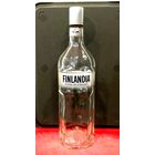 Бутылка от Водки FINLANDIA * ФИНЛЯНДИЯ * с Пробкой * без Дозатора * объём 1 литр * высота 32.5 см * диаметр 8.5 см * (2)