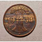 1934 год Германия пфенниг