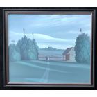 Батальонок Е.Е. "Лунная ночь", 2020 год.Х/М.