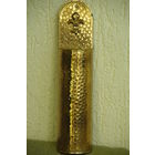 Ваза настенная , латунная   (  8,5 см х 35 см )