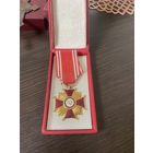 Медаль Крест Заслуг PRL I класса Польша. В коробке