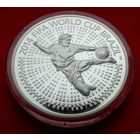 ТОРГ! 100 рублей Чемпионат мира по футболу 2014 года. Бразилия! СЕРЕБРО! 5 унций! 155,5 грамм серебра! КРАСОТА! 2014 FIFA WORLD CUP BRASIL ВОЗМОЖЕН ОБМЕН!