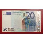 Распродажа. 20 евро 2001 года, подпись Марио Драги