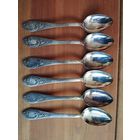 Ложки столовые Фаберже (как новые), мельхиор. ЗиД, СССР