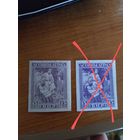 1920 БНР Булак-Балахович разновидность редкий цвет правая марка на 2 фото для сравнения чистая клей лёгкая наклейка (2-1)