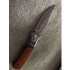 Нож складной выкидной с фиксатором