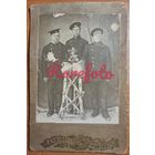 1910-е Кабинет-портрет солдаты ретро типажи студийное фото