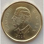 Канада 1 доллар 2024 г. Карл III