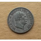Пруссия, 1 зильбергрошен 1870 г., биллон, Вильгельм I (1861-1888)
