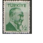 Марка из серии 1956г. Турция "Мустафа Кемаль Ататюрк" MNH