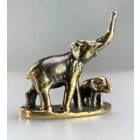 Статуэтка миниатюра Слоники Бронза