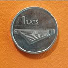 Латвия 2 Республика, 1 лат 20013 г., "КОКЛЕ (гусли)",  KM# 142