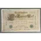 Банкнота 10000 марок 1910 год. Зеленая печать. Германская империя.