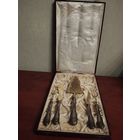 Набор разделочный, ручка серебро. Европа.