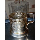 Стакан с подстаканником