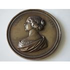 Настольная медаль Jenny Lind (Енни Ли) 1820-1887г.Оперная певица.