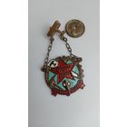 Знак Осоавиахим с рубля, коллекционное состояние