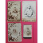 Фото кабинет-портреты "Муж", "Жена", "Сын", визит-портрет "Мать мужа", до 1917 г., г.Минск, 4 шт.