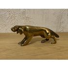 Фигурка, охотничий пес, латунь, Европа.