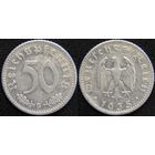 YS: Германия, Третий Рейх, 50 рейхспфеннигов 1935G, КМ# 87 (3)