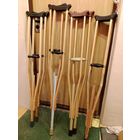 Костыли, новые 3 пары, 1 пара (справа) б/у