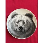 Тарелка  фарфоровая 240 мм "МЕДВЕДЬ"      ДФЗ