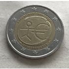 Франция 2 евро 2009 - 10 лет монетарной политики ЕС (EMU) и введения евро