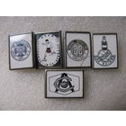 Значки. Футбольные клубы Европы. керамическая вставка. цена за 1 шт.