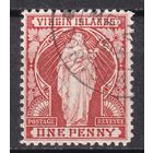 7.BrKCI. Великобритания. Колонии. Виргинские острова. Святая Урсула. 1899 г. 1P. Mi.#19.