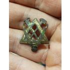 Не частая кокарда ремесленного училища РИ.с рубля